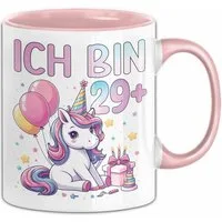 Trendation Tasse 30. Geburtstag Frauen Geschenkidee 30Er Freundin Geschenk Ich Bin 29+, Keramik