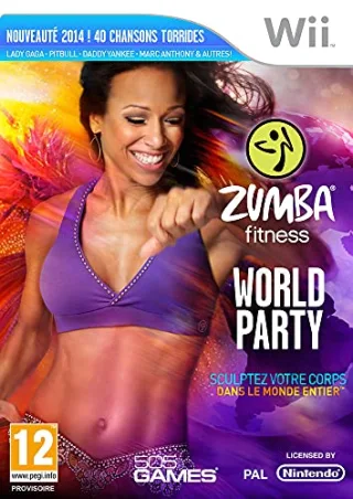 zumba world party + ceinture [nintendo wii]