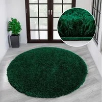 OTTO home Teppich Shaggy 30, rund, Höhe: 30 mm, Teppich in Uni-Farben, besonders weich und kuschelig, Wohnzimmer
