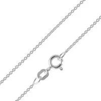 trendor Collier Feine Ankerkette 925 Silber Kette ohne Anhänger 1,1 mm