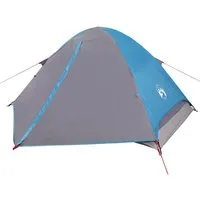 vidaXL Kuppelzelt Kuppel-Campingzelt 2 Personen Blau Wasserdicht, (1 tlg)