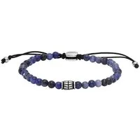 Fossil Armband Schmuck Geschenk Edelstahl Armschmuck JEWELRY, mit Hämatit, Tigerauge, Sodalith oder Malachit