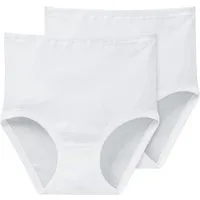 Schiesser Slip Damen-Taillenslip 2er-Pack Feinripp Uni