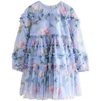 Baker by Ted Baker Tüllkleid Baker by Ted Baker Mesh-Kleid mit Rüschendetails (1-tlg)