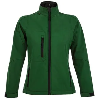SOLS Womens/Ladies Roxy Soft Shell Jacket (atmungsaktiv, winddicht und wasserabweisend) (flaschengrün)