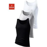 H.I.S Unterhemd Doppelripp Tanktop (Packung, 3-St) aus weicher Baumwollqualität