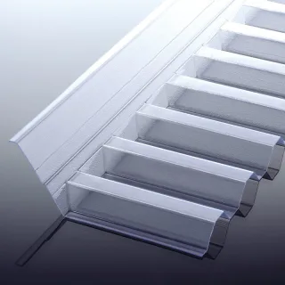 Wandanschluss Spundwand 70/18 PVC (1092x150x50 mm)