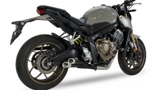 Sport Auspuff Komplettanlage IXIL Hyperlow XL Edelstahl Black Honda CBR 650 R Bj.2021-2023 EURO5 ABE