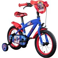 Volare Kinderfahrrad Sonic, 1 Gang, ohne Schaltung, Kinderfahrrad 14 Zoll mit Stützräder und Rücktrittbremse Fahrrad