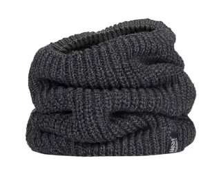Heat Holders - Herren Fleece gefüttert Chunky Knit Thermal Neck Warmer