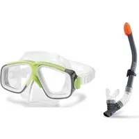 Intex Taucherbrille Set Schnorchel Schwimmbrille Surf Rider Swim Set ab 8 Jahren 55949