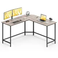 VASAGLE Schreibtisch L-förmiger Computertisch, Eckschreibtisch, Gaming, Homeoffice, 140 x 140 x 76 cm, platzsparender Bürotisch, einfacher Aufbau