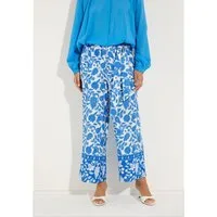 MORE&MORE Stoffhose weite 7/8 Sommerhose, Alloverprint