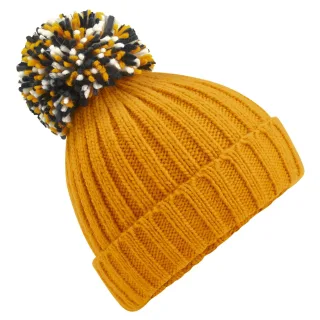 Beechfield - "Hygge" Mütze für Herren/Damen Unisex (Senfgelb)