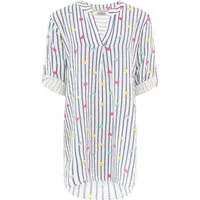 Zwillingsherz Tunikakleid Musselin Tunika/Kleid mit Herzen