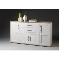 HBZ Sideboard Romance im Landhaustil, Wohnzimmerschrank BxHxT 186x100x46 cm (1 St), Landhaustil, Wohnzimmerschrank in Sibiu Lärche NB