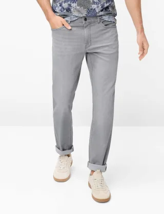 Brax Herren Five-Pocket-Hose Style COOPER, denim grau, Gr. 32/32