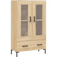 vidaXL Highboard Highboard Sonoma-Eiche 69,5x31x115 cm Holzwerkstoff (1 St)