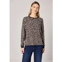 STREET ONE Langarmshirt Jacquard