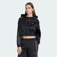 adidas Originals Kapuzensweatjacke PEARL CROPPED ZIP KAPUZENJACKE (1-tlg)