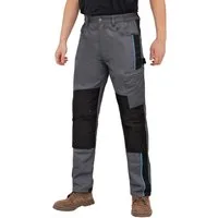 WORK IDEA Arbeitshose Herren Stretch Arbeitshose Herren Sommer (1-tlg) mit zahlreichen Taschen Werkzeugtaschen
