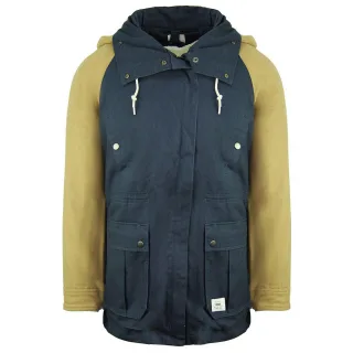 Vans von der Wand Langarm Zip Up Navy Brown Womens Sonora Jacke V2Zcind