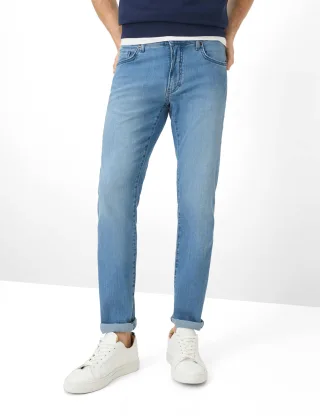 Brax Herren Five-Pocket-Hose Style CHUCK SKY BLUE USED, denim hellblau, Gr. 40/32