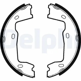 Delphi Bremsbacken hinten Opel Saab LS1381