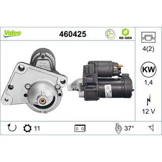 Valeo Starter 1,4 kW Citroen DS Fiat Opel Peugeot Toyota
