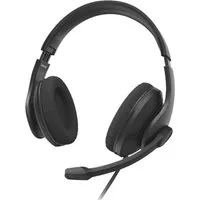 Hama HS-USB300 V2 Headset (Over-Ear, Bügelmikrofon, kabelgebunden, USB-A)