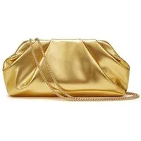 Zaewry Clutch Damen Clutch Cloud Pleated Abendtasche Elegante Tasche Handtasche, PU Leder Schultertasche für Hochzeit mit Reißverschluss
