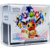 DragonCollect Aufbewahrungsbox Acryl Case für Pokemon Top Elite Trainer Box Premium Schutzbox TTB ETB, Made in Germany