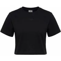 Diesel Rundhalsshirt Cropped Top - T-REG-CR-1 Regular Fit Crop Shirt