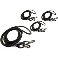 optiker-dietrich.de Brillenetui Brillenband 4er Set Schwarz