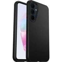 React, Handyhülle schwarz, Samsung Galaxy A35 5G