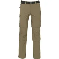 Bergson Outdoorhose QUEENSLAND Doppel Zipp-Off mit T-ZIPP Herren Wanderhose, vielseitig, pflegeleicht, Langgrößen, beige