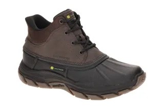 Skechers 256026 CHBK Herrenstiefelette Schwarz - chocolate/black WATERPROOF &...