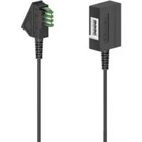 Hama Verlängerungskabel TAE-U-Stecker - TAE-U-Kupplung 6m Telefonkabel, TAE-U, TAE-U (600 cm)
