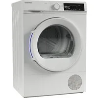 Daewoo Wärmepumpentrockner TD-BR0GP0WE0-DE, DrumLight, BabyCare, Knitterschutz, LED-Display