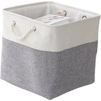 Zaewry Aufbewahrungsbox 33 x 33 x 33 cm Großer Aufbewahrungskorb, Korb Aufbewahrung, für Schrank, Regal,Kleidung
