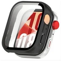 SmartUP Smartwatch-Hülle für Huawei Watch Fit 4 Pro Schutzglas Panzerfolie Display Screen Case, kompletter Rundumschutz