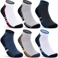 sockenkauf24 Sneakersocken 6 oder 12 Paar SPORT Socken Damen & Herren Sportsocken (6-Paar, 39-42) mit Frotteesohle Baumwolle - 16215/20 WP