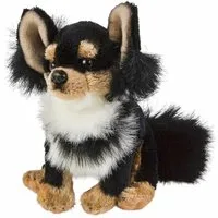 Teddys Rothenburg Kuscheltier Chihuahua 15 cm sitzend schwarz Hund