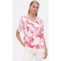 Passioni T-Shirt mit Tulpen-Print