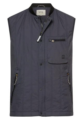 camel active - Steppweste mit Stehkragen dark navy - Gr. - XL