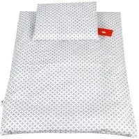 BabyLux Babybettbezug BABYLUX 2tlg.Set BEZUG Kinderwagen Bettbezug Bettwäsche Wiege 60x78 cm, 106. Marokko Grau