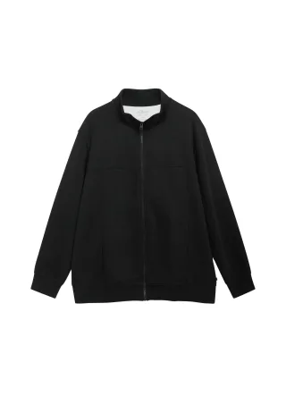 s.Oliver - Sweatshirt Jacke schwarz - Gr. - 5XL
