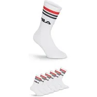 Fila Socken UNISEX LIFESTYLE PLAIN SOCKS (6-Paar) mit Logo-Schriftzug