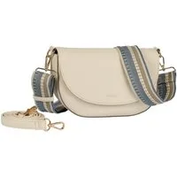 Gabor Satteltasche Linda Summer (Set, 2-tlg., 2 Schultergurte: 1 Gewebeband, 1 aus hochwertigem Kunstleder), Damen Umhängetasche, Schultertasche mit dezentem Logo