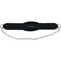 Sport-Knight® Dip-Gürtel Dip-Gürtel, lange Metallkette, maximaler Tragekomfort, schwarz
